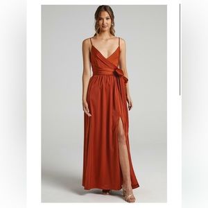 beautiful terracotta dress